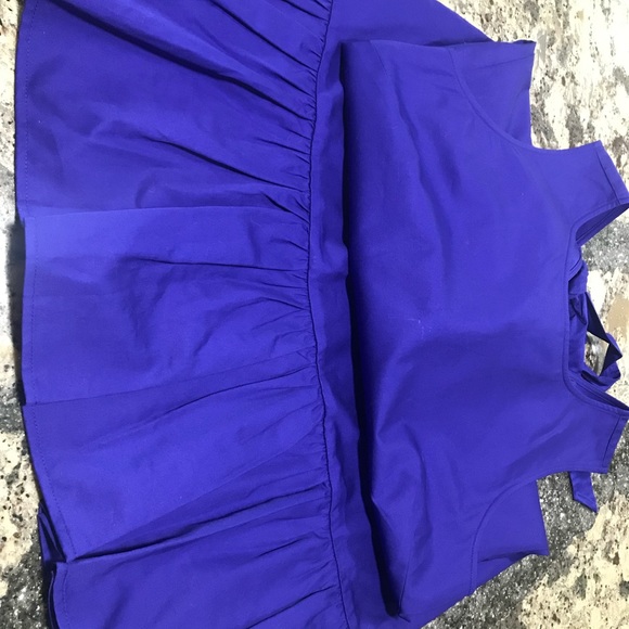 J Crew Bright Blue Dress. NWT. Size Small - Picture 3 of 7